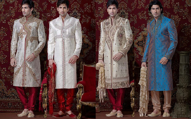 Stylish Wedding Sherwanis Collections at Moksha Fashions