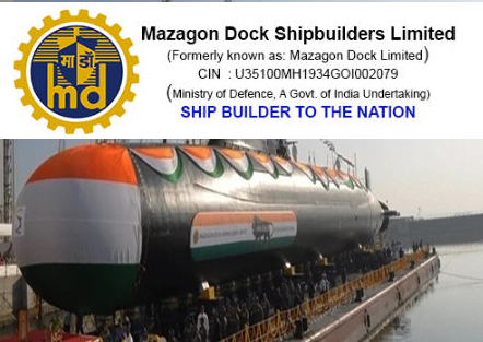 മസഗോൺ ഡോക്ക് കപ്പൽ നിർമാണ കമ്പനിയിൽ നിരവധി അവസരങ്ങൾ - Mazagon Dock Shipbuilder Company job vaccancy 
