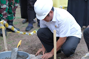 Bupati Kaswadi Letakkan Batu Pertama Pembangunan Graha PPNI