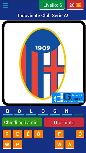 Calcio Italiano - Logo Quiz soluzione livello 1 2 3 4 5 6 7 8 9 10 | Parola e foto