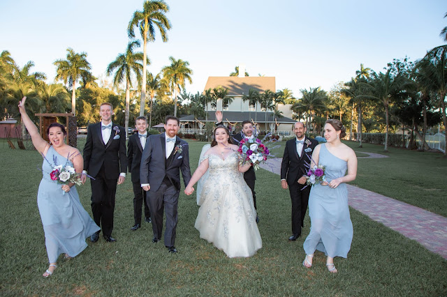 group photo after wedding ceremony