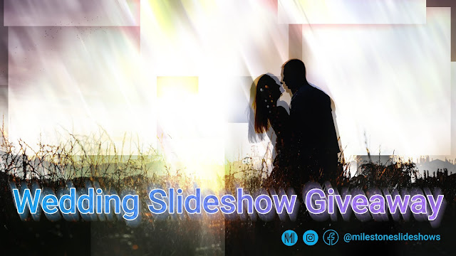 Win a free wedding rehearsal dinner video from Milestone Slideshows