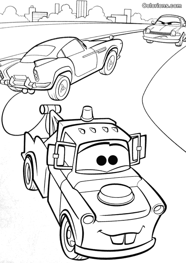 disegni da colorare cars 2 5