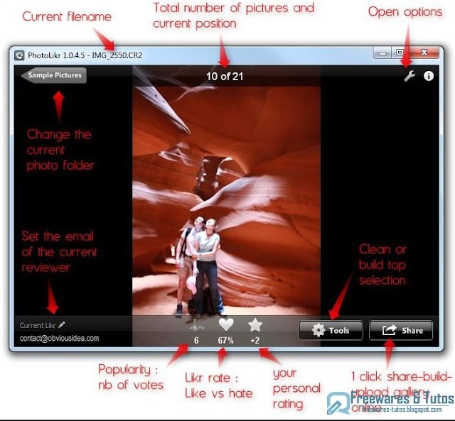 PhotoLikr : un logiciel pratique pour visualiser, trier et partager vos photos