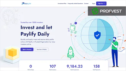 🥇Paylify.org: обзор и отзывы [HYIP СКАМ]