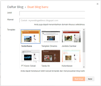 Cara Membuat Blog dengan Blogger.com