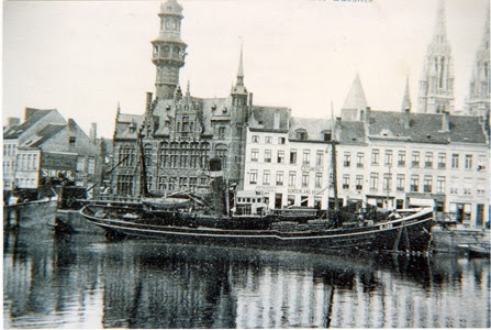 Schepen in haven oostende