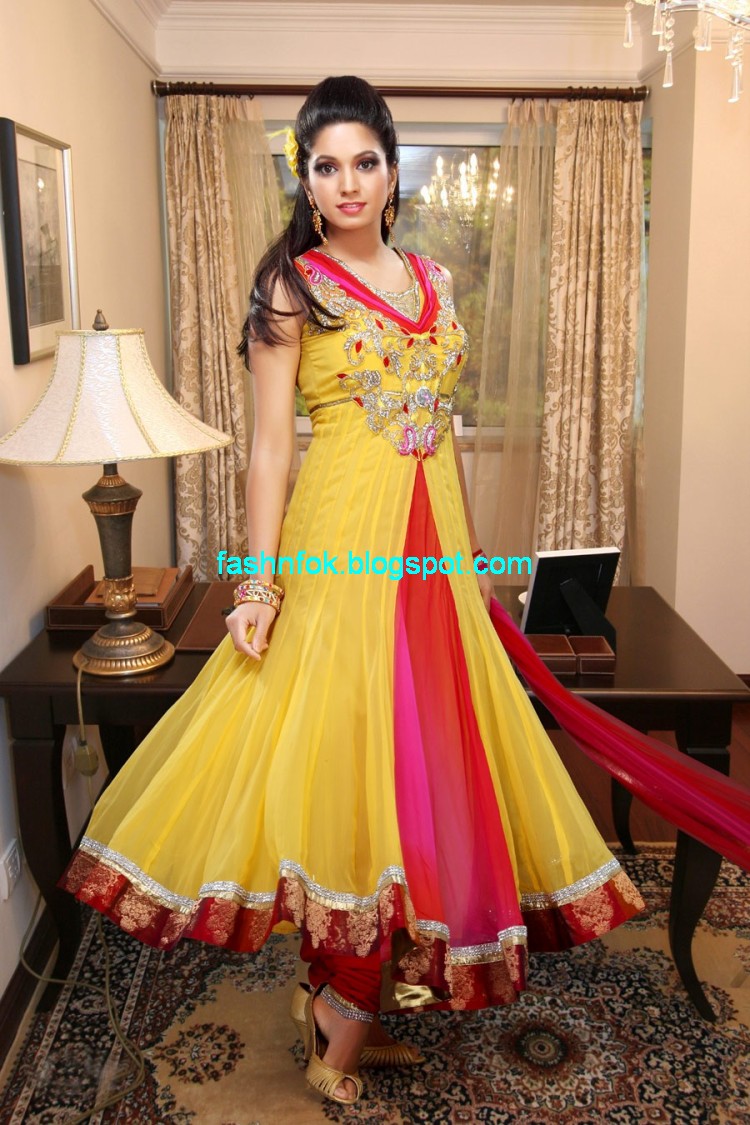 Fashion & Fok: Anarkali Umbrella Fancy Frocks-Anarkali 