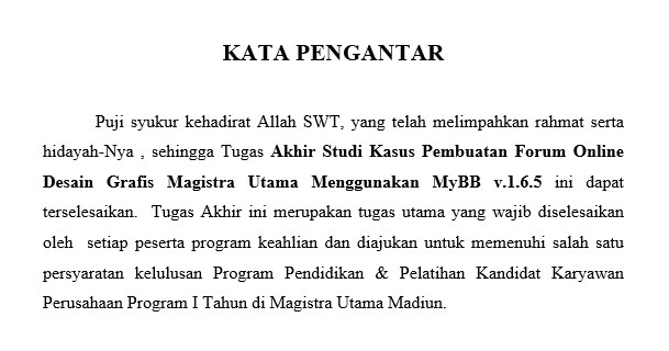 Contoh Makalah Sederhana Bahasa Indonesia Yang Benar