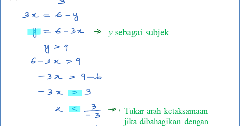 Contoh Soalan Persamaan Kuadratik - Mewarnai o