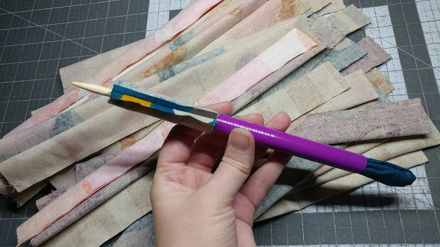 Using a tube turner to make key fobs