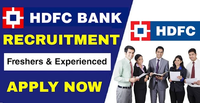 HDFC bank recruitment 2024 online apply - Notification released for multiple 11000+ posts