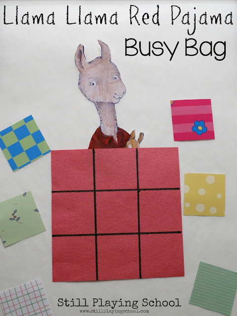 Games and activities to go with the book Llama Llama Red Pajama!