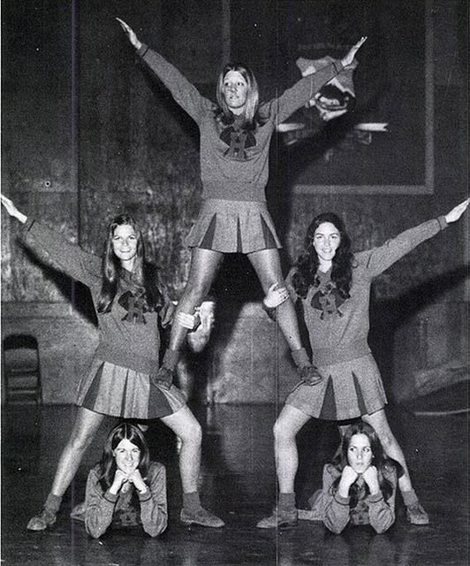 Cheerleaders from 1966-67 ~ vintage everyday