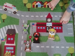 paw patrol finger puppets