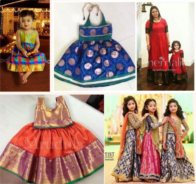 Kids from old sarees