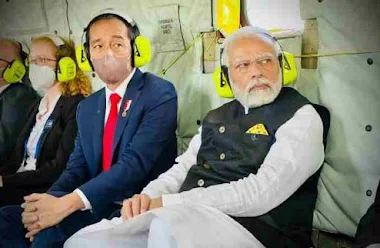 President Jokowi and Indian PM Narendra Modi