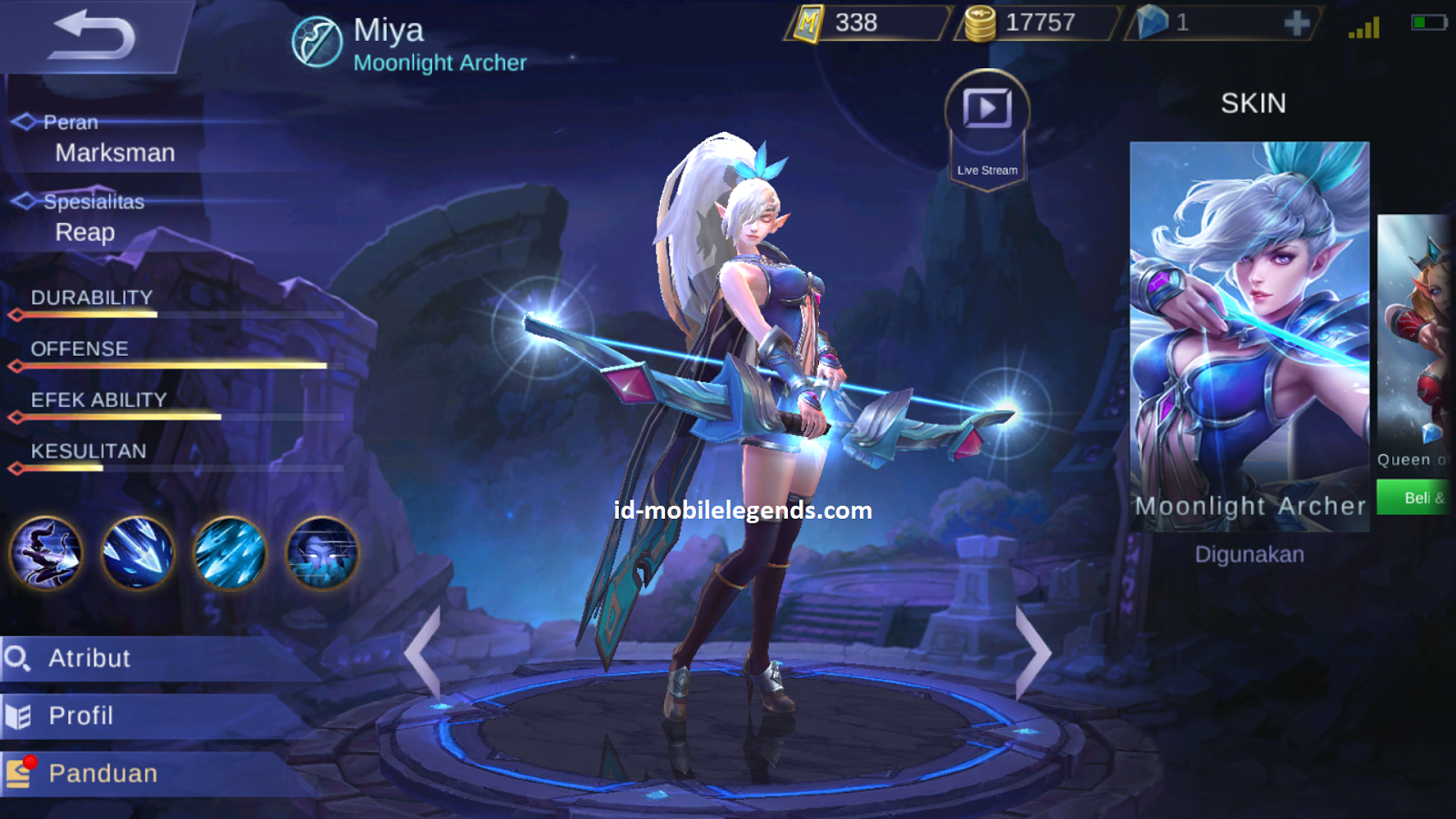 Build Item Miya Mobile Legends High Damage And Full Attack Speed