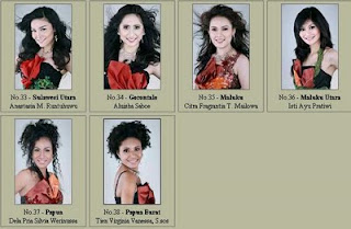 Putri Indonesia on Profil Finalis Putri Indonesia 2009 No 1 Finalis Putri Indonesia 2009