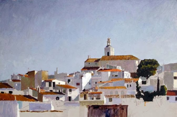 Xavier Rodés, Cadaqués en pintura, Pintura Catalana, Pintores españoles, pintura española, impresionismo español 