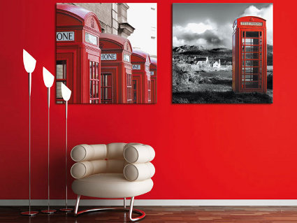 Decoración en rojo y blanco