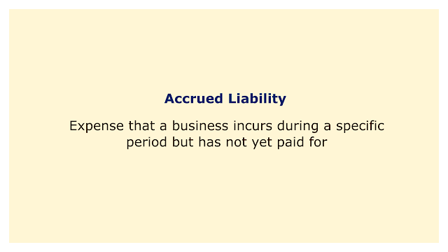 Expense that a business incurs during a specific period but has not yet paid for.