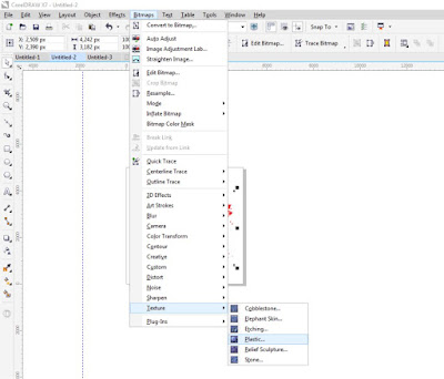 efek plastic coreldraw
