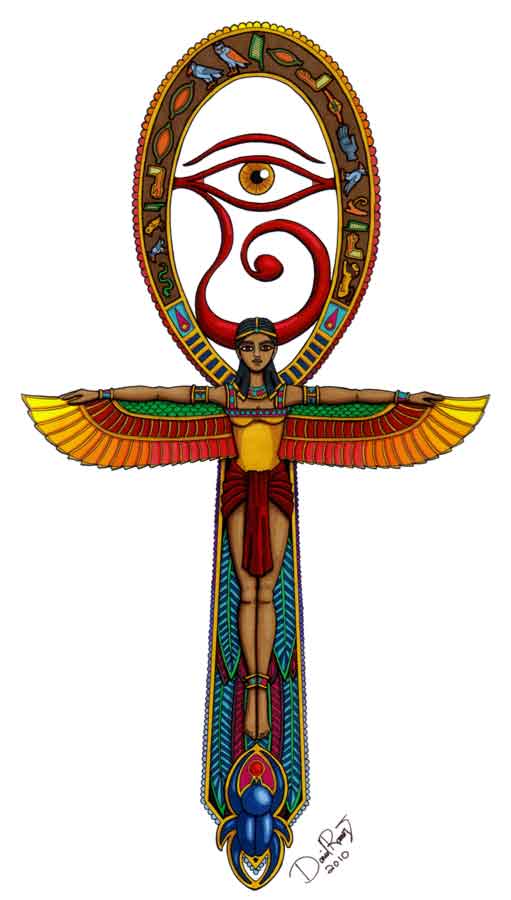 Egyptian Symbols Ankh Tattoo