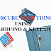 Interfacing membrane keypad matrix using Arduino UNO and Password Integration 