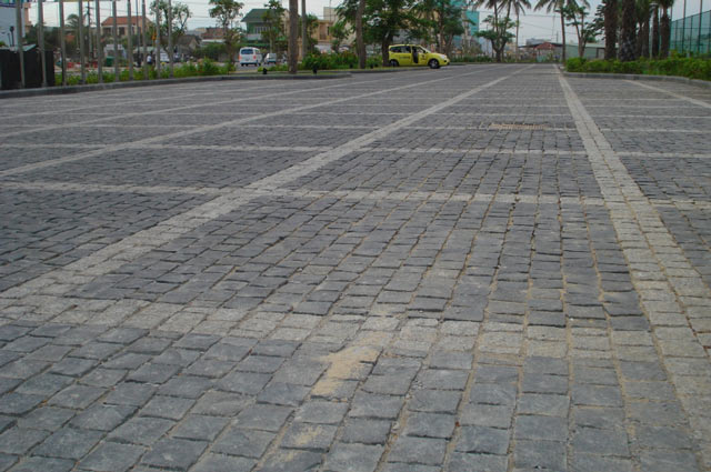 Batu Andesit Cobble RTM untuk Carport JUAL BATU ALAM 