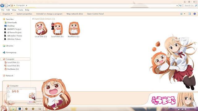 Theme Windows 7 Himouto Umaru-chan By Bashkara