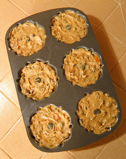 Bundtlette Pan Filled with Muffin Batter