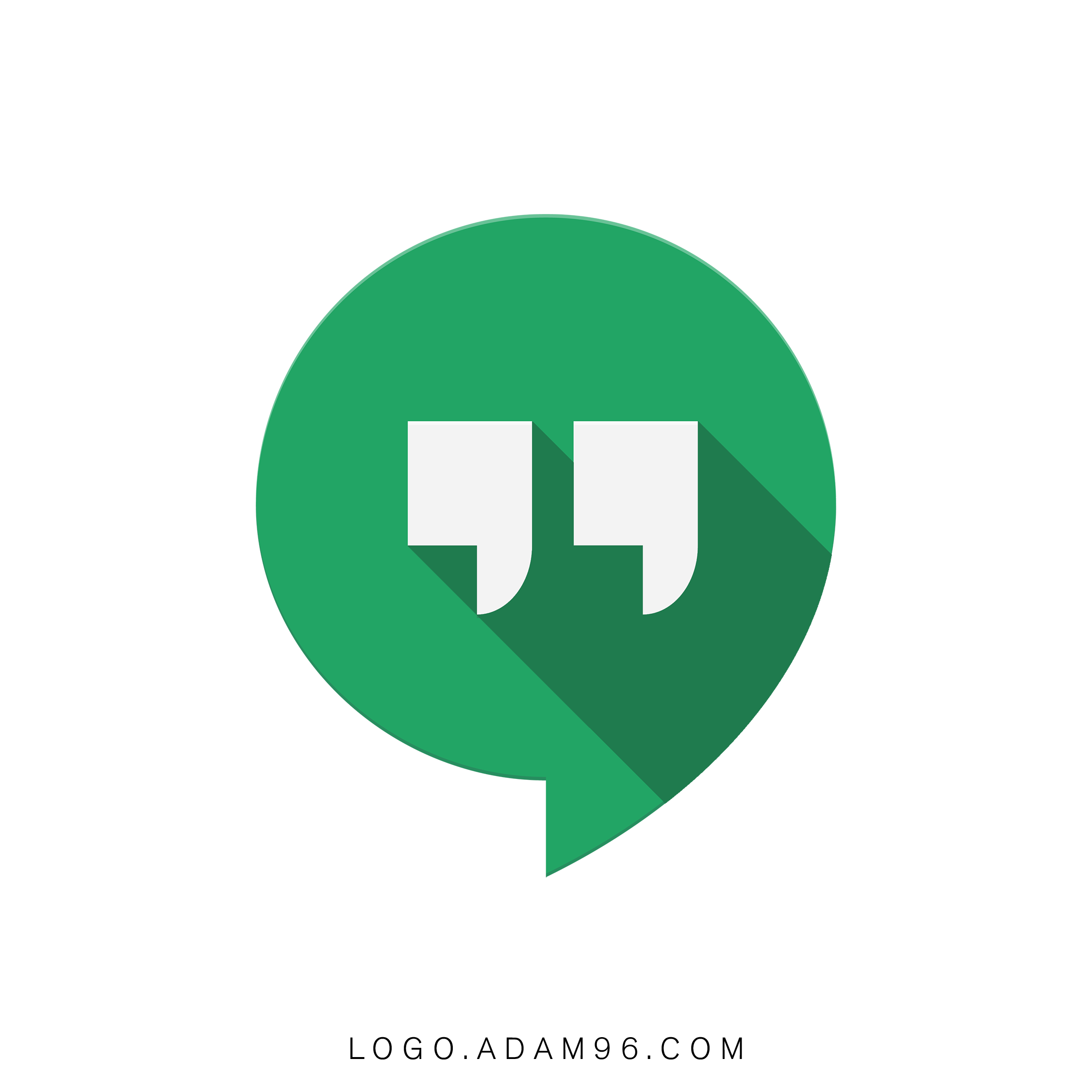 تحميل شعار جوجل هانج آوتس Logo Google Hangouts PNG - SVG