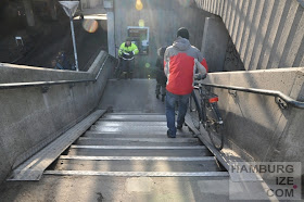 Kopenhagen, Bryggerampen - Treppe Kalvebod Brygge / Fisketorvet