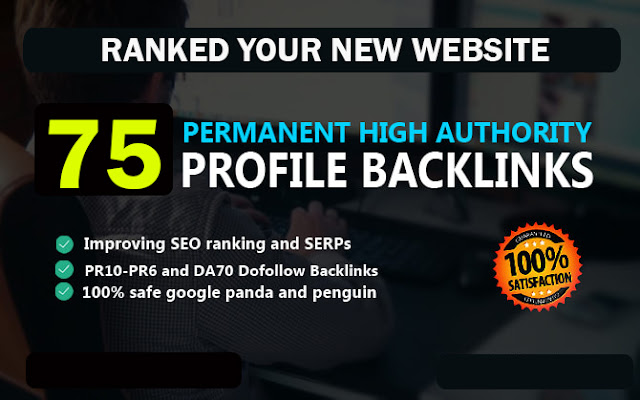 Get Profile Backlinks for your any Niche related Website