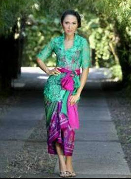 kebaya bali modern remaja