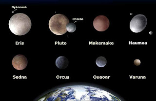 to dwarf planets in 2006, when petite Pluto was stripped of its planet 