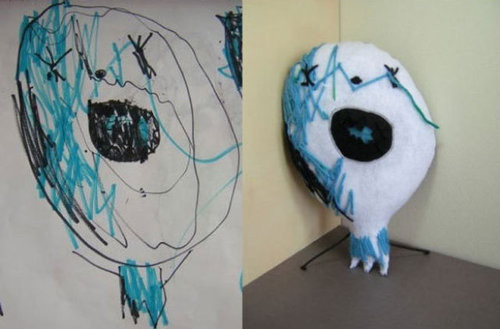 Children's Drawings Become Stuffed Toys / Child's Own Studio