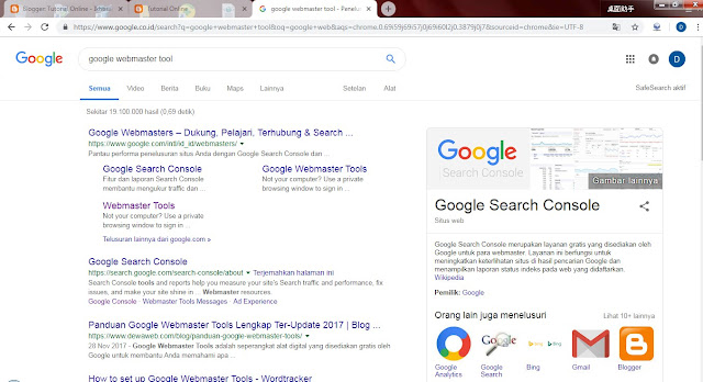 Google Webmaster Tool 