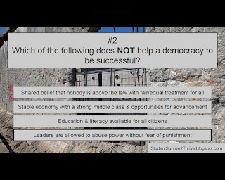 The correct answer is: Leaders are allowed to abuse power without fear of punishment.