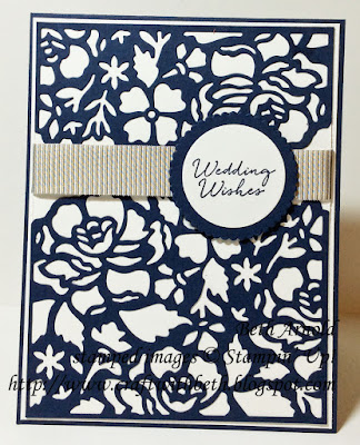 Craft with Beth: Floral Phrases Wedding Card