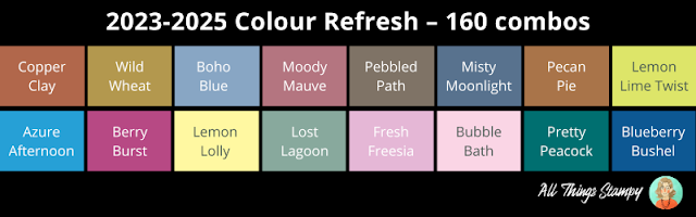 Stampin Up colour refresh color combos