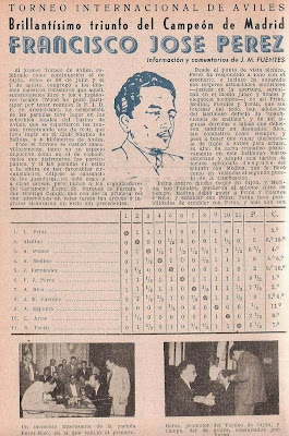 I Torneo Internacional de Ajedrez de Avilés 1947 en la revista Ajedrez Español (1)