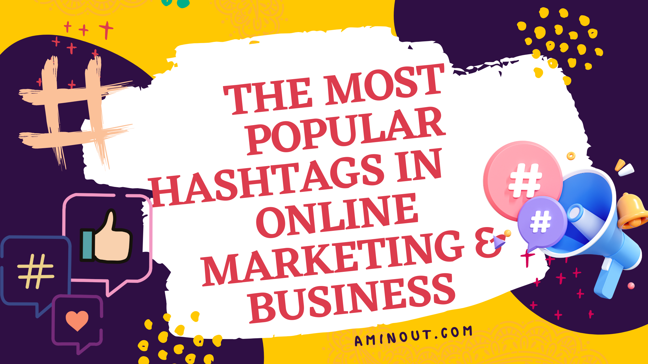 popular hashtags in Online  Marketing & Business