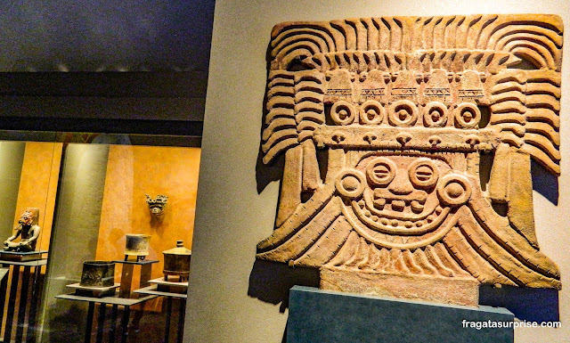 Tlaloc, Deus da Chuva de Teotihuacán no Museu Nacional de Antropologia do México