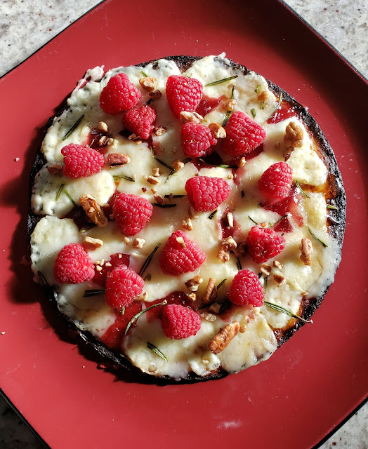 Califlour Foods Raspberry Brie Pizza