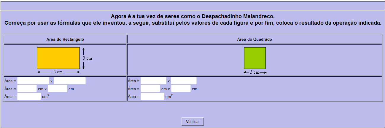 2º ceb, 2º ciclo, 5º ano, aeaav, agrupamento de escolas de albergaria-a-velha, ensino, ensino básico, mat, matemática,  área do retângulo, área do quadrado