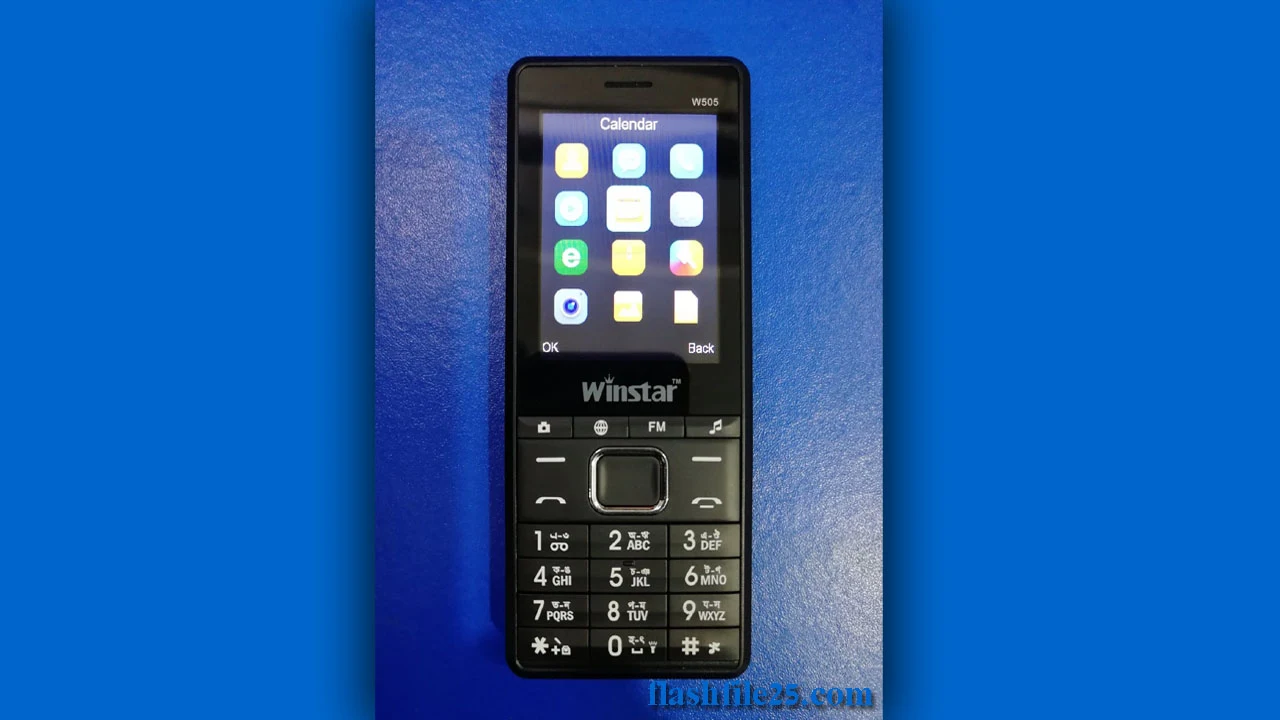 Winstar W505 flash file without password