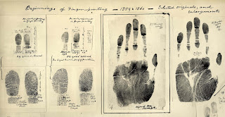 Herschel'in 1859-1860'ta aldığı parmak izleri