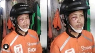 NAHAS! Driver Ojol Pasrah Motor Hilang dan Digebuki Begal, Takut jadi Tersangka jika Melawan